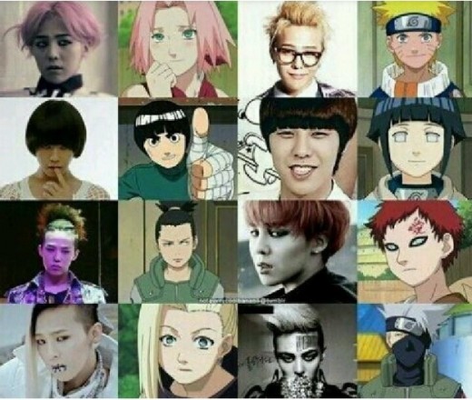 G-Dragon & Naruto